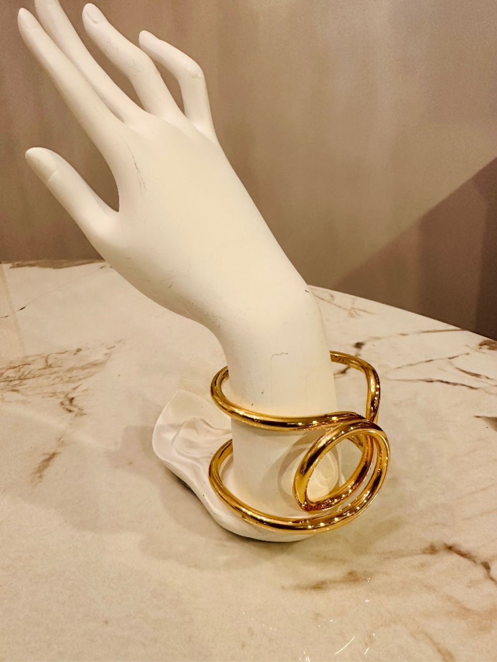 Balenciaga Hinged Cuff Bracelet